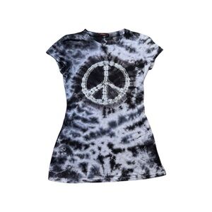 Y2K T Party Peace Logo Top